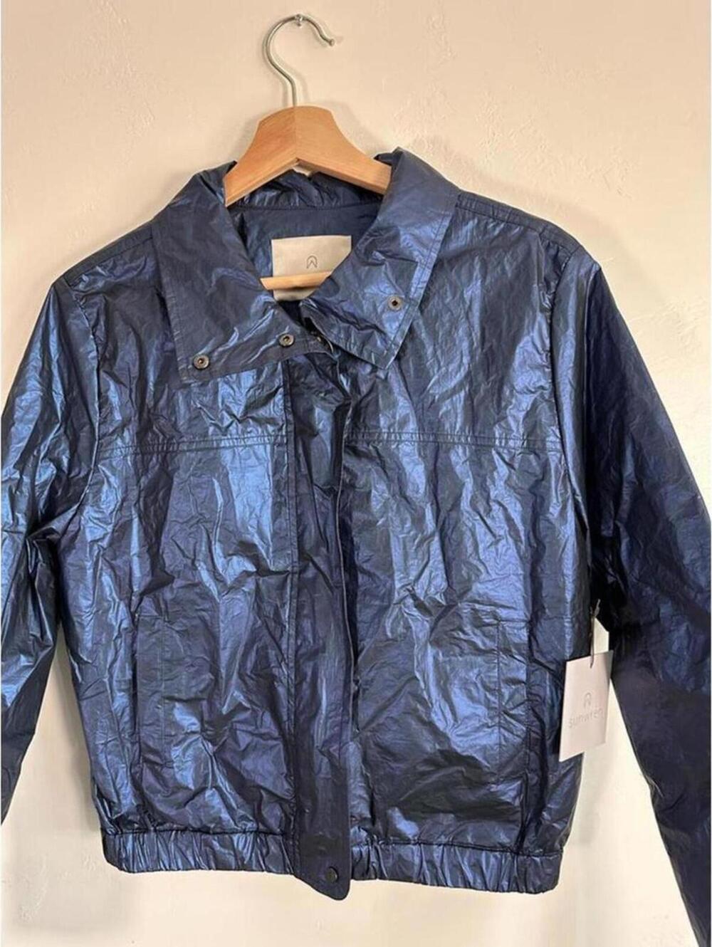 Sunwren Quartz Moto Jacket Blue M Lightweight Technical Shell Utility Rain